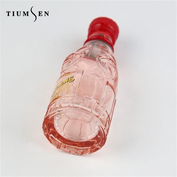 purple colour perfume bottle