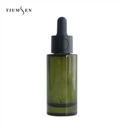 1 Oz Botol Penetes Kaca Hijau